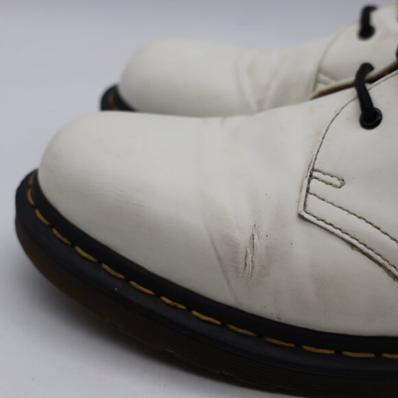 Doc Dr. Martens 1461 Women’s US 10 Men’s US 9 Smooth Leather Oxford Shoes White main image 4